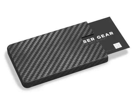 carbon business card holder